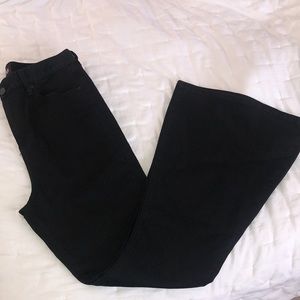 High rise flare jeans